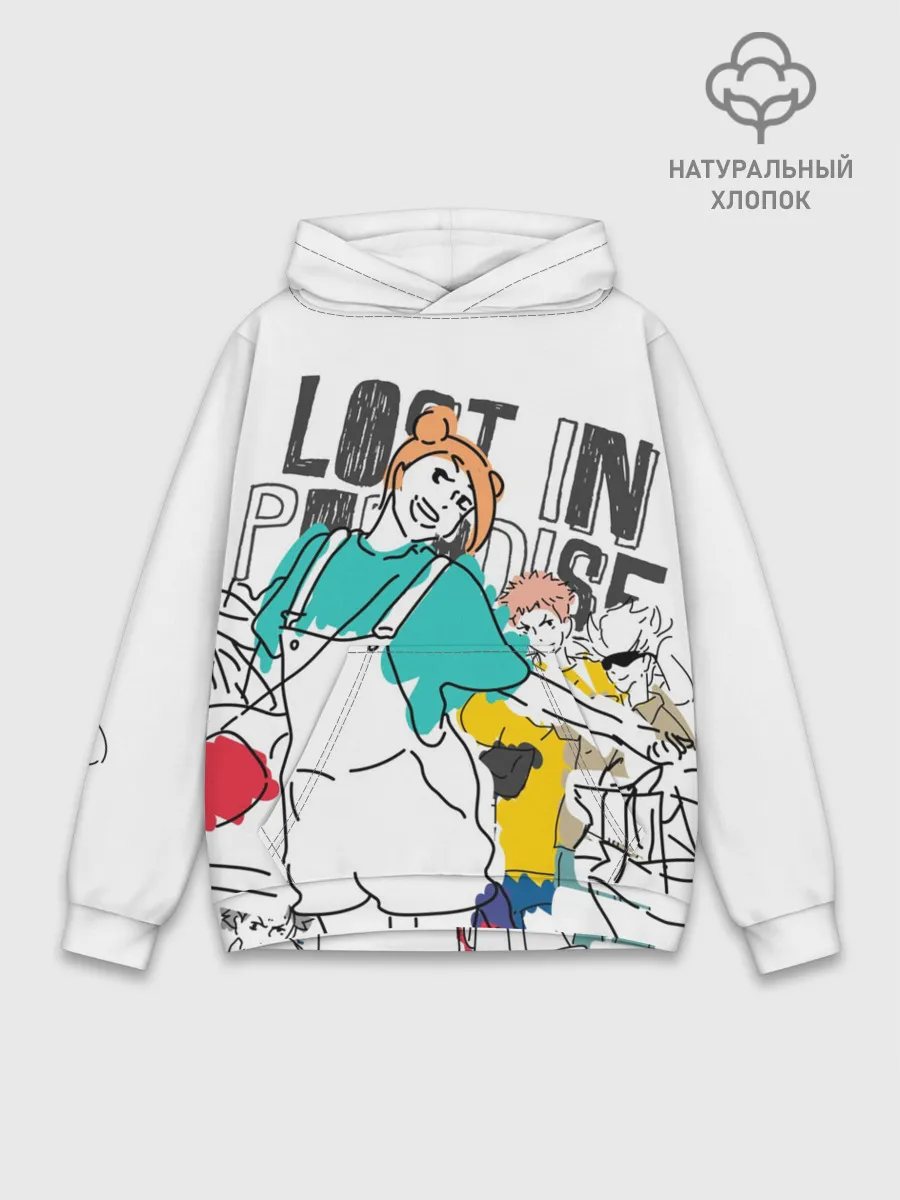 Худи мужской база хлопок / Нобара Кугисаки - Jujutsu Kaisen