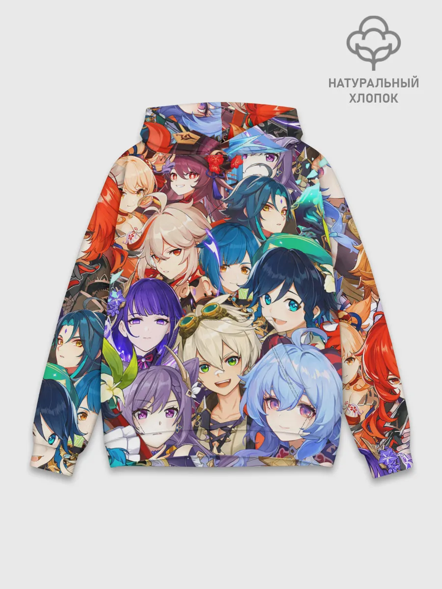 Худи мужской база хлопок / Genshin Impact - персонажи