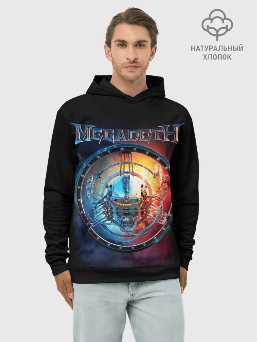 Худи мужской база хлопок / Megadeth, Super Collider