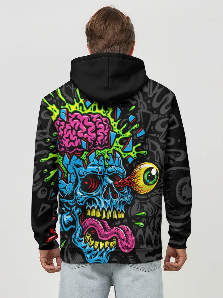 Худи мужской база хлопок / Взрыв мозгов