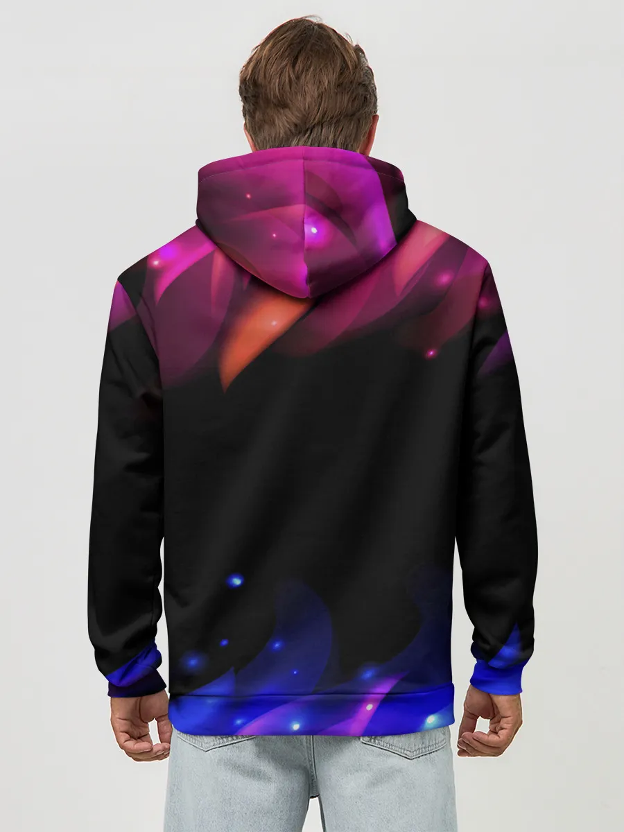 Худи мужской база хлопок / Игра в кальмара / Squid Game: Огонь.