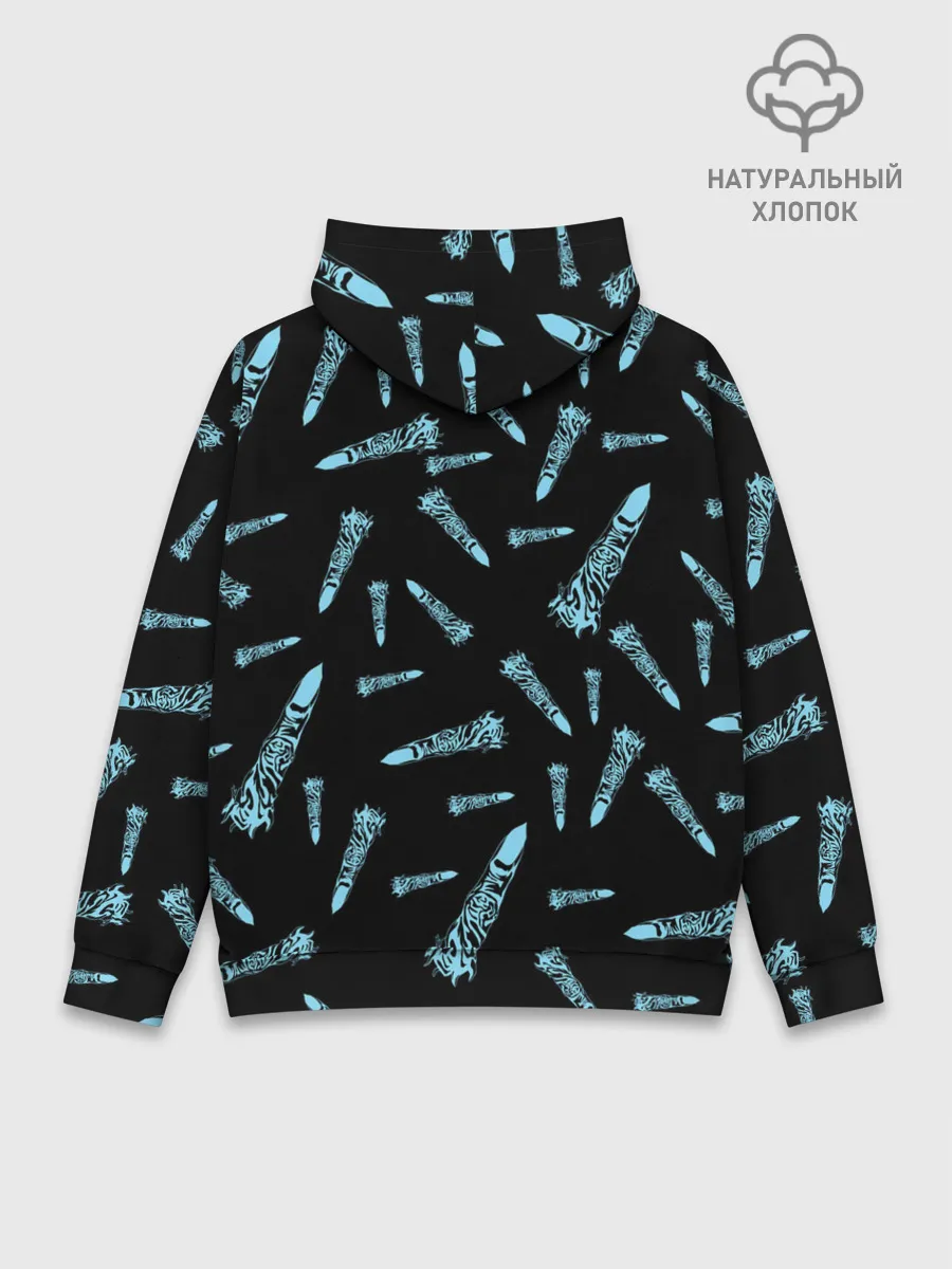 Худи мужской база хлопок / Jujutsu Kaisen силуэты героев