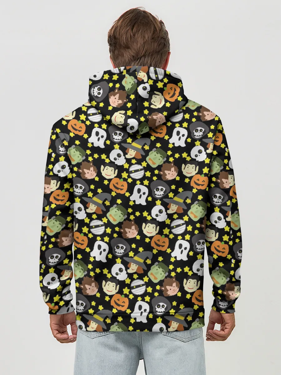 Худи мужской база хлопок / персонажи и хэллоуин