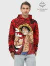 Худи мужской база хлопок / Манки Д. Луффи, One Piece