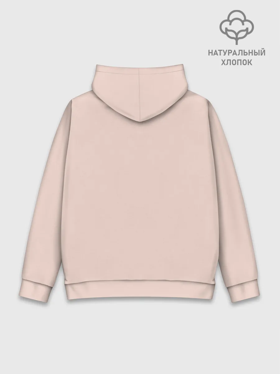 Худи мужской база хлопок / милое аниме лицо