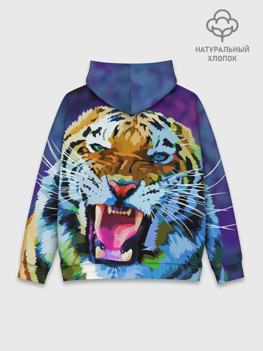 Худи мужской база хлопок / Рычащий Шархан