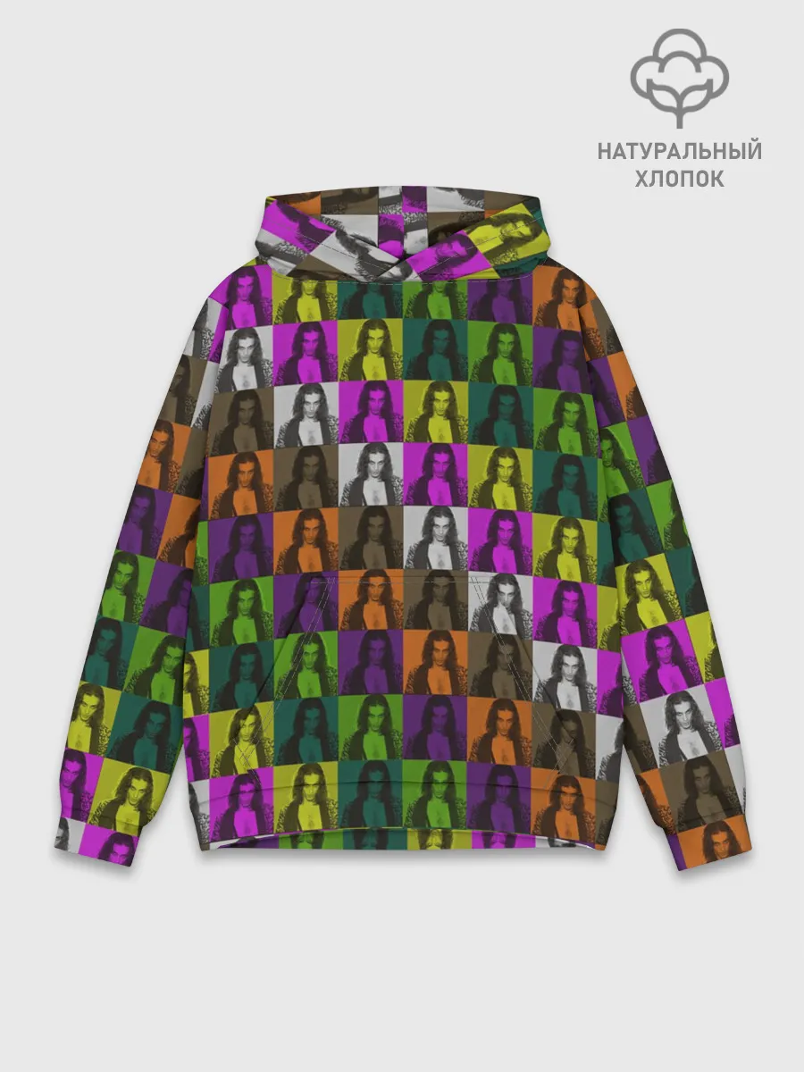 Худи мужской база хлопок / Damiano David. Colors