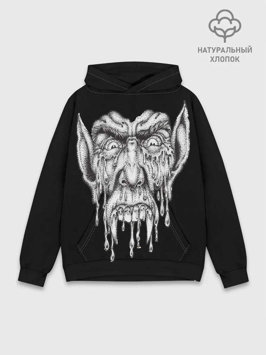Худи мужской база хлопок / Кровожадный вампир