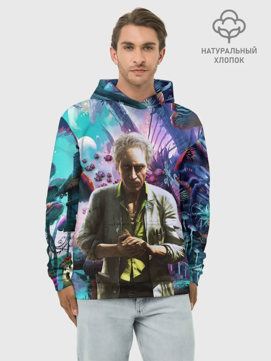 Худи мужской база хлопок / MushroomTrip