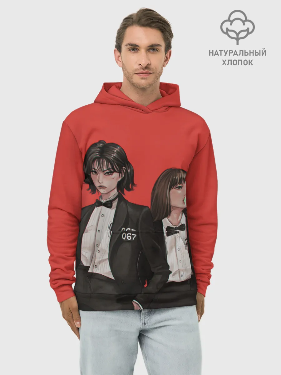 Худи мужской база хлопок / Стильные 067 и 240