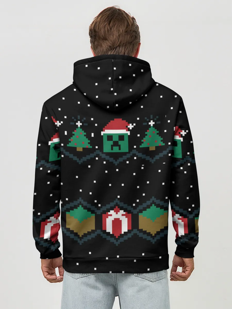 Худи мужской база хлопок / MINECRAFT