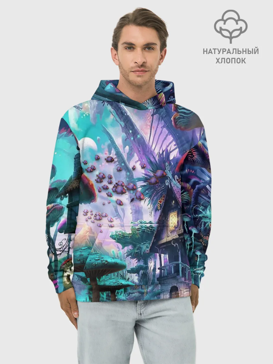 Худи мужской база хлопок / FantasyFish