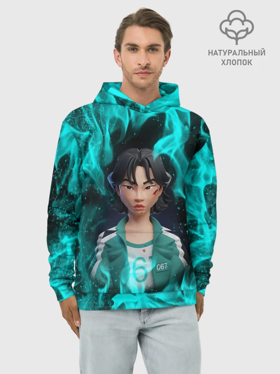 Худи мужской база хлопок / Кан Сэ Бёк 3D ART | 067