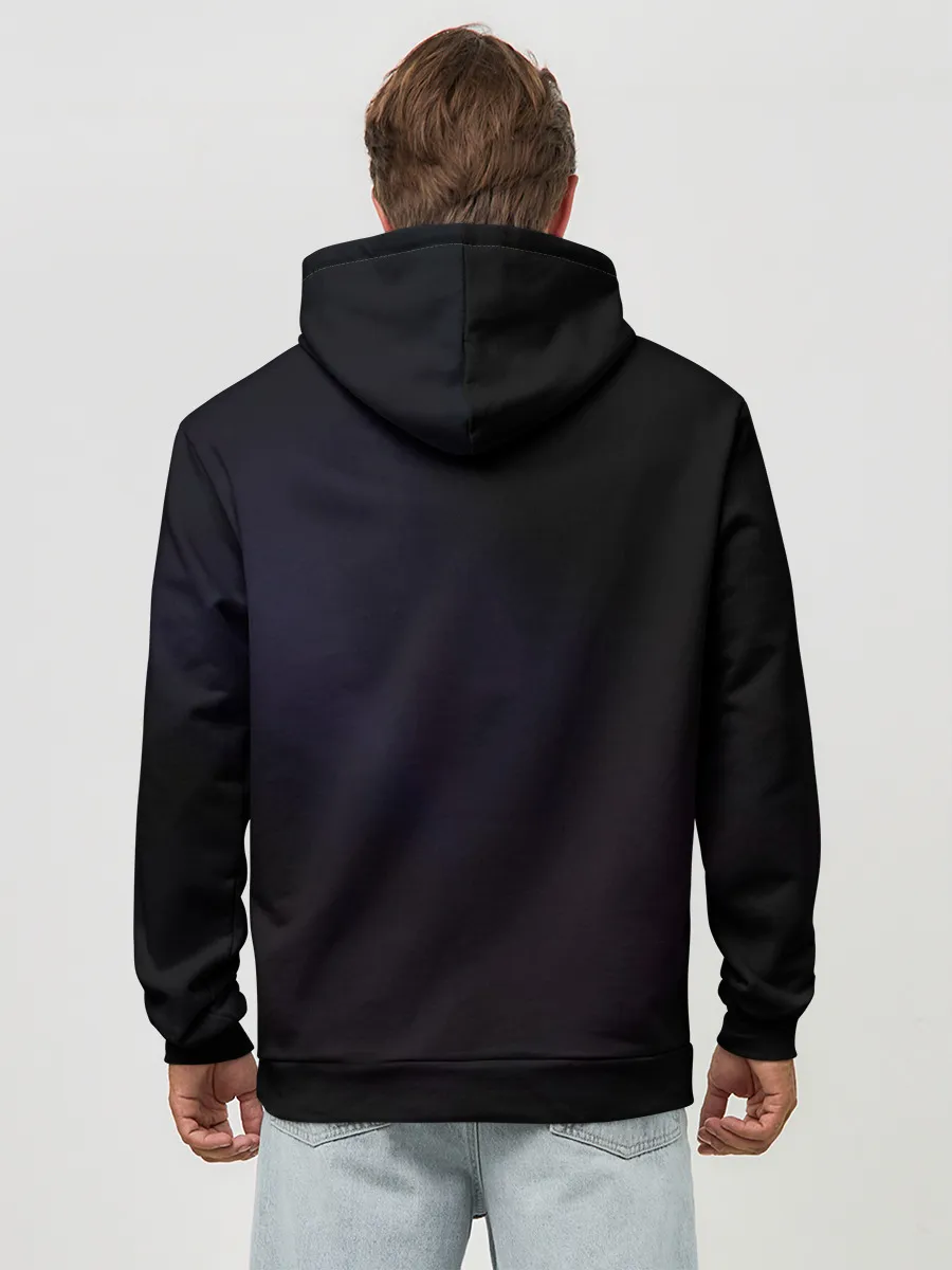 Худи мужской база хлопок / Круг с оружием