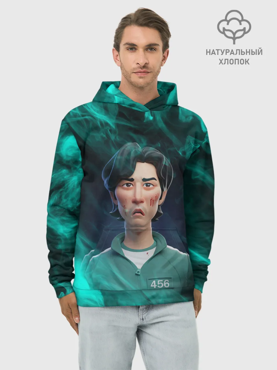 Худи мужской база хлопок / Seong Gi-hun | Squid Game