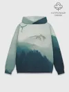 Худи мужской база хлопок / ДРАКОНЫ НАД ЛЕСОМ / DRAGON