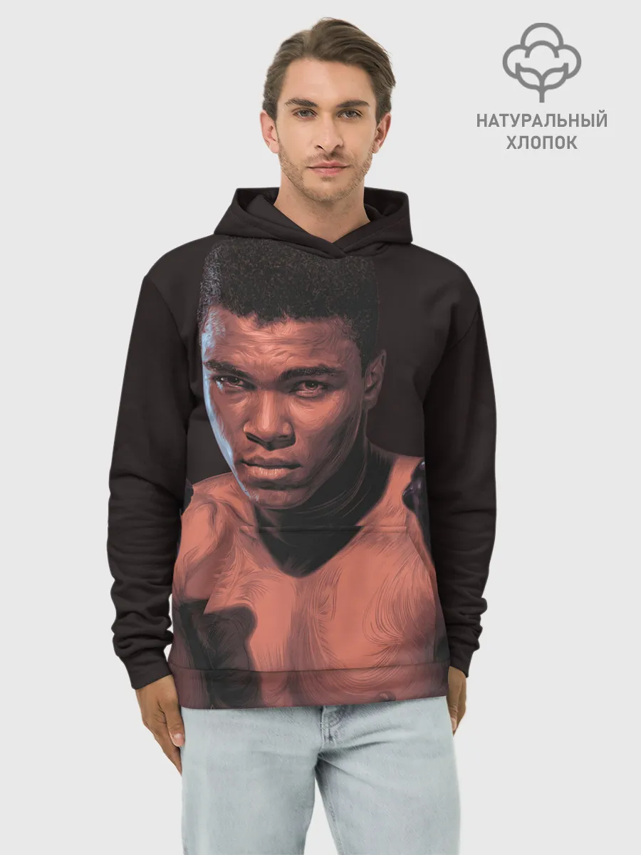 Худи мужской база хлопок / Перед боем