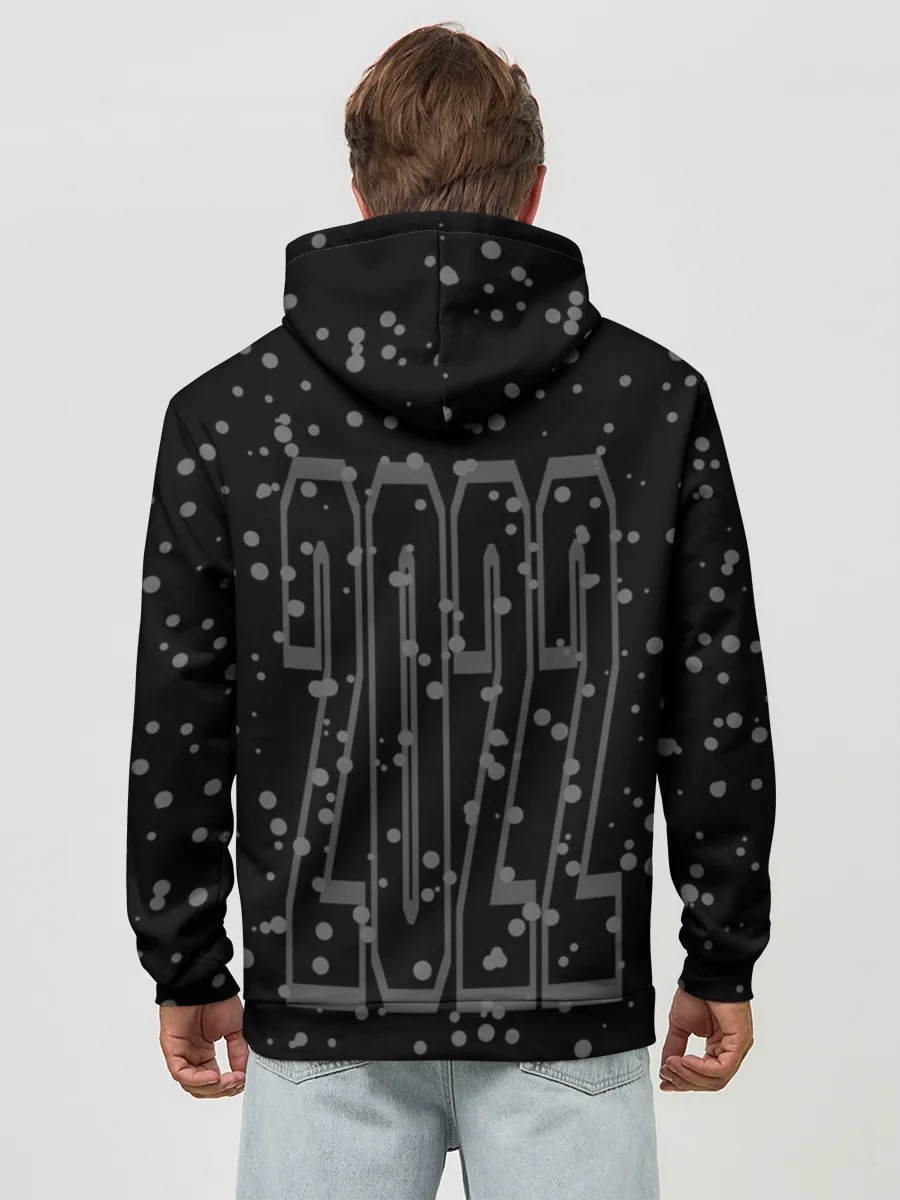 Худи мужской база хлопок / Моё время 2022