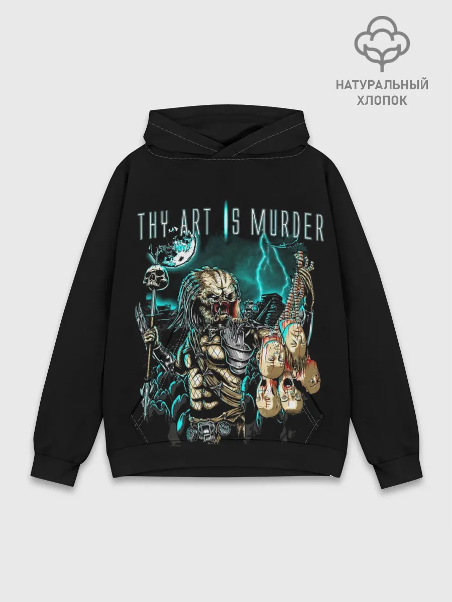 Худи мужской база хлопок / Thy Art Is Murder - Human Target