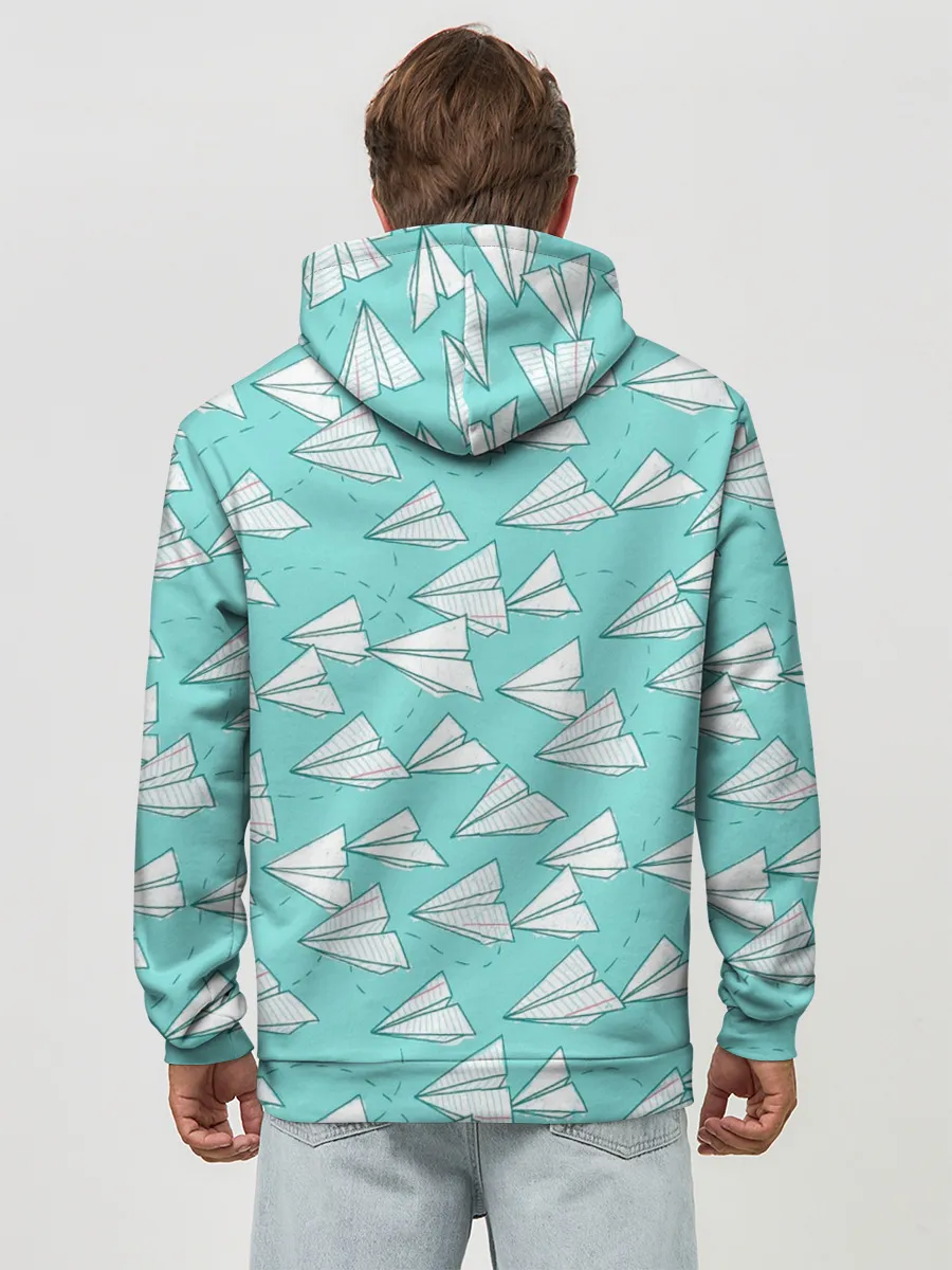 Худи мужской база хлопок / Paper Airlines