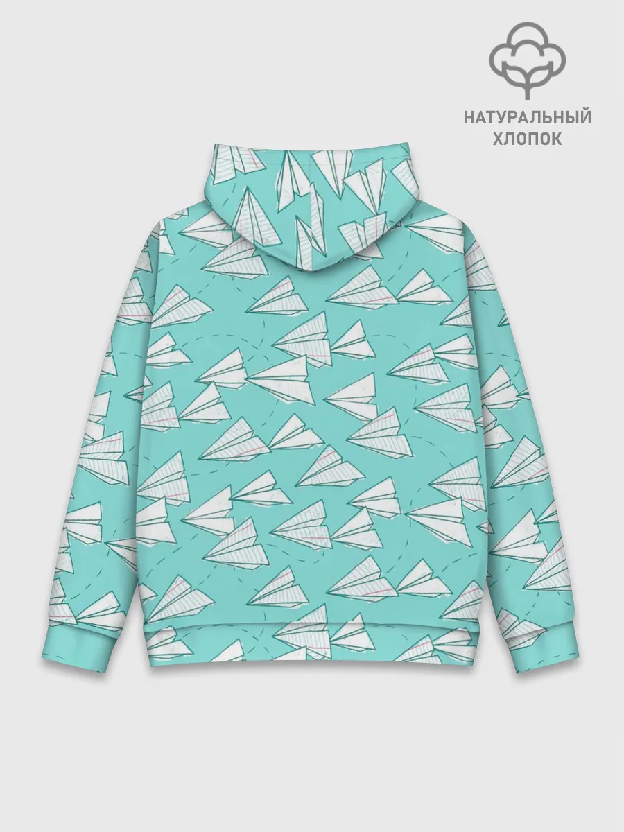 Худи мужской база хлопок / Paper Airlines