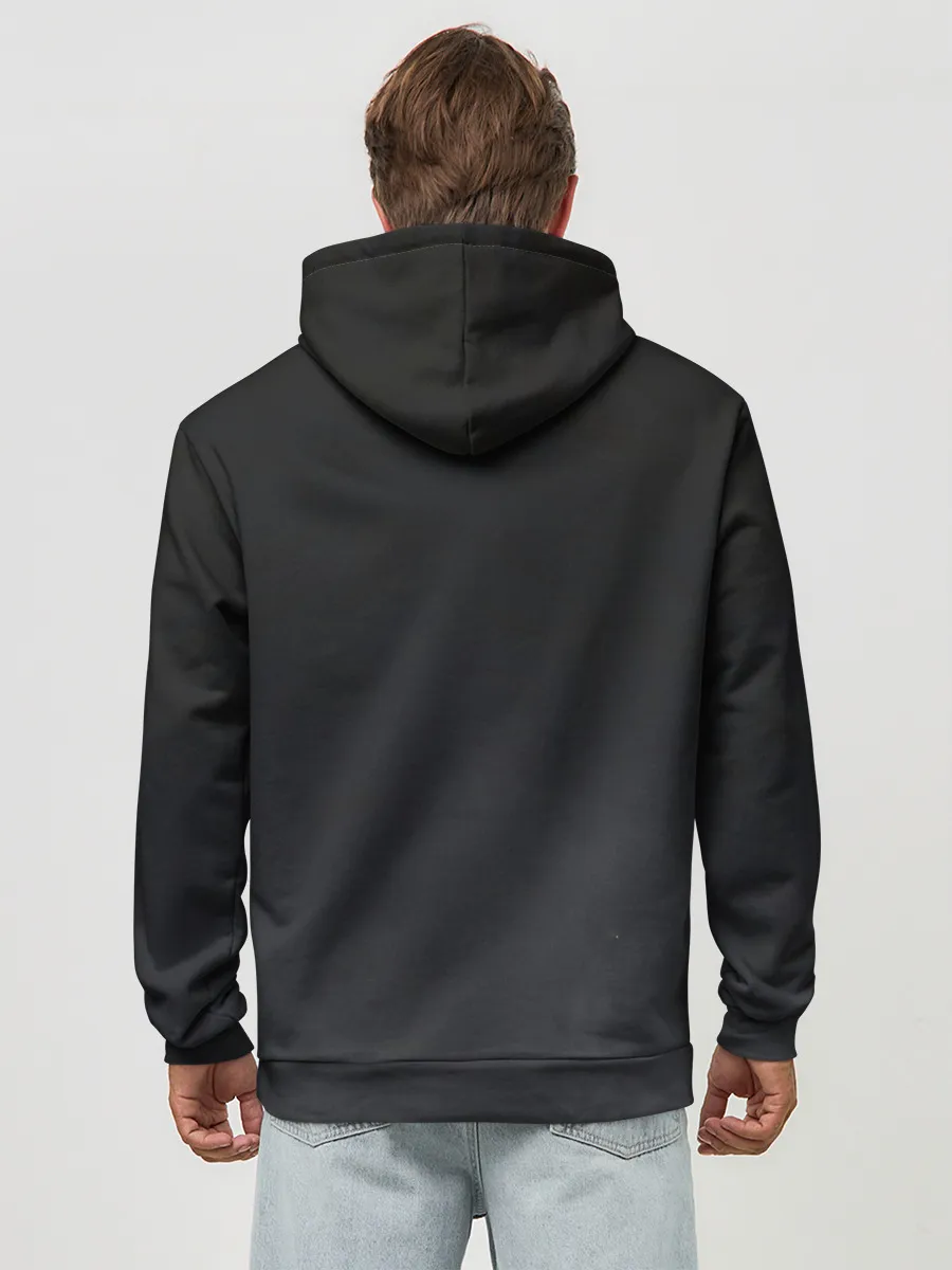 Худи мужской база хлопок / Дерись смолоду