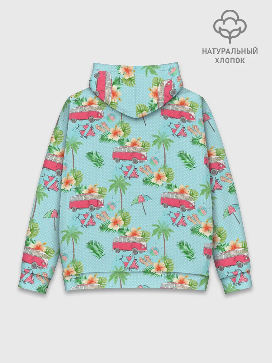 Худи мужской база хлопок / Путешествие хиппи