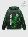 Худи мужской база хлопок / 3D плиты с подсветкой Шкода
