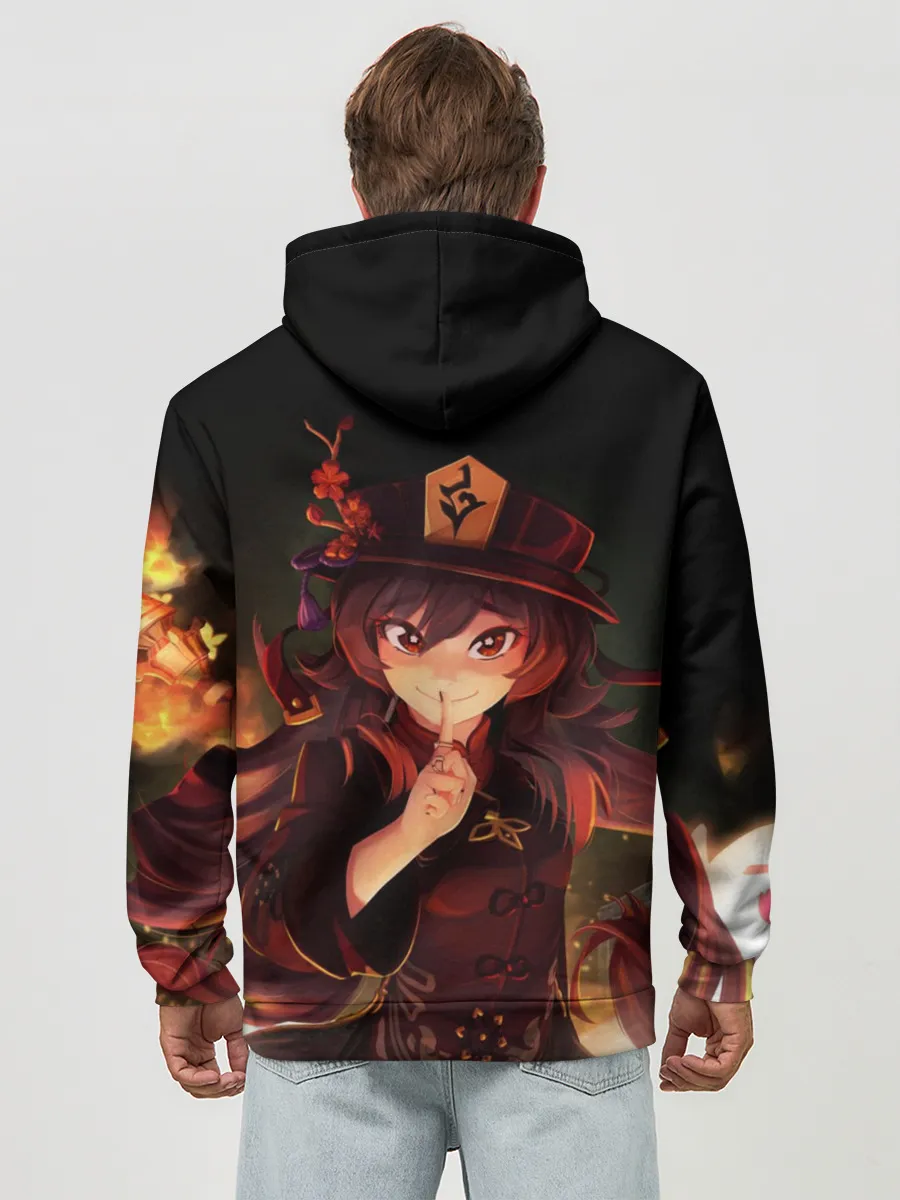 Худи мужской база хлопок / Hu Tao GENSHIN IMPACT