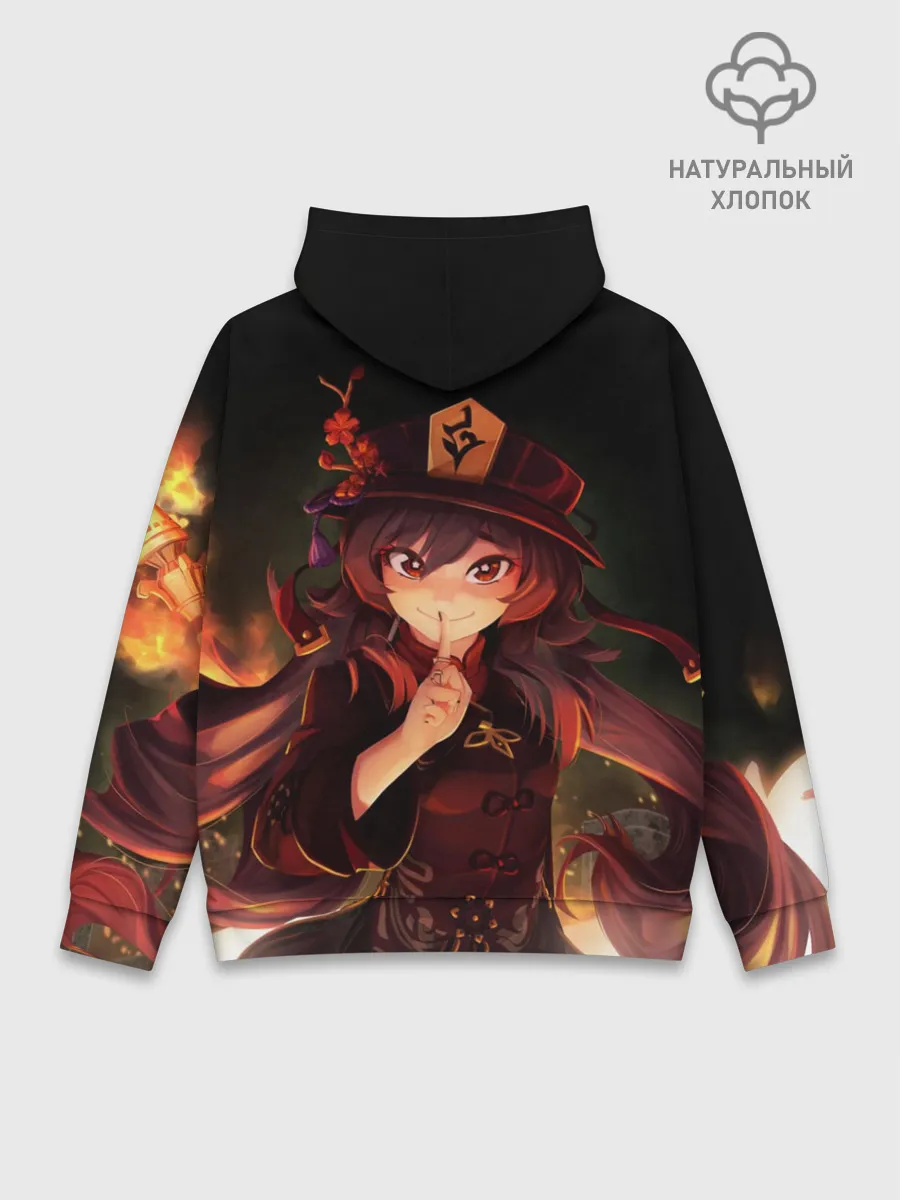 Худи мужской база хлопок / Hu Tao GENSHIN IMPACT