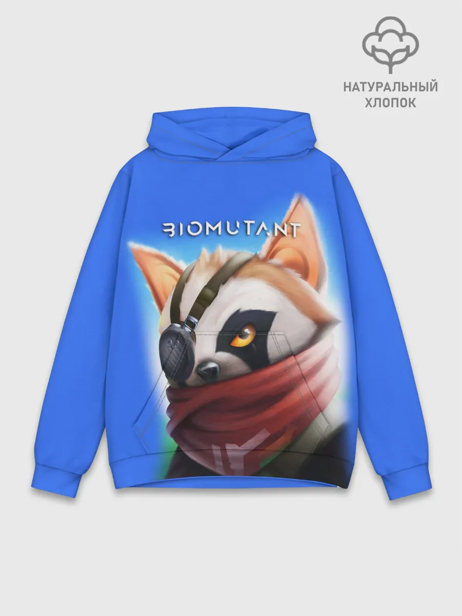 Худи мужской база хлопок / Biomutant | Биомутант рисунок