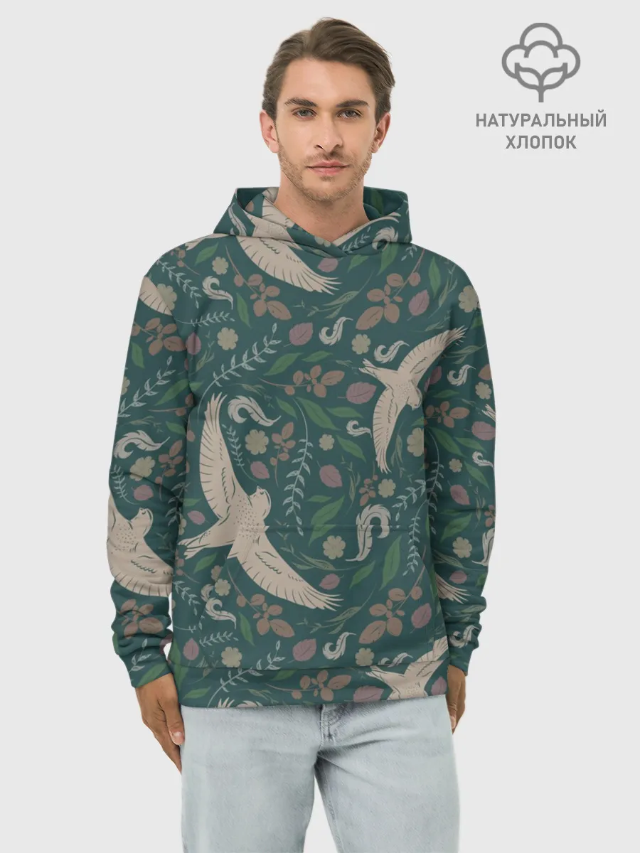 Худи мужской база хлопок / Ласточкина политра