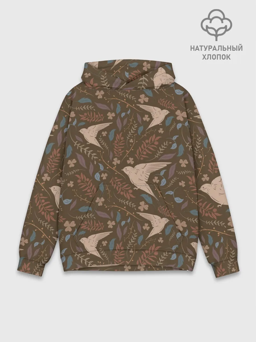 Худи мужской база хлопок / Литой стриж