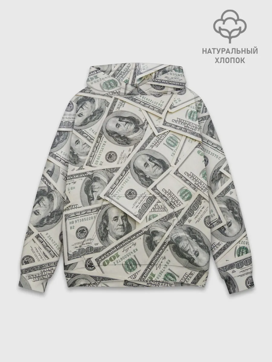 Худи мужской база хлопок / dollars money