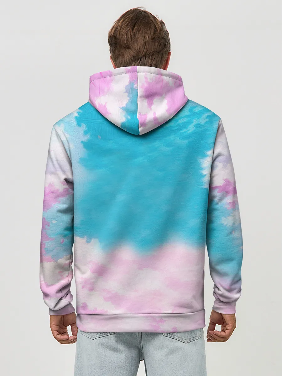 Худи мужской база хлопок / КЛИНОК РАССЕКАЮЩИЙ ДЕМОНОВ, ЗЕНИТЦУ