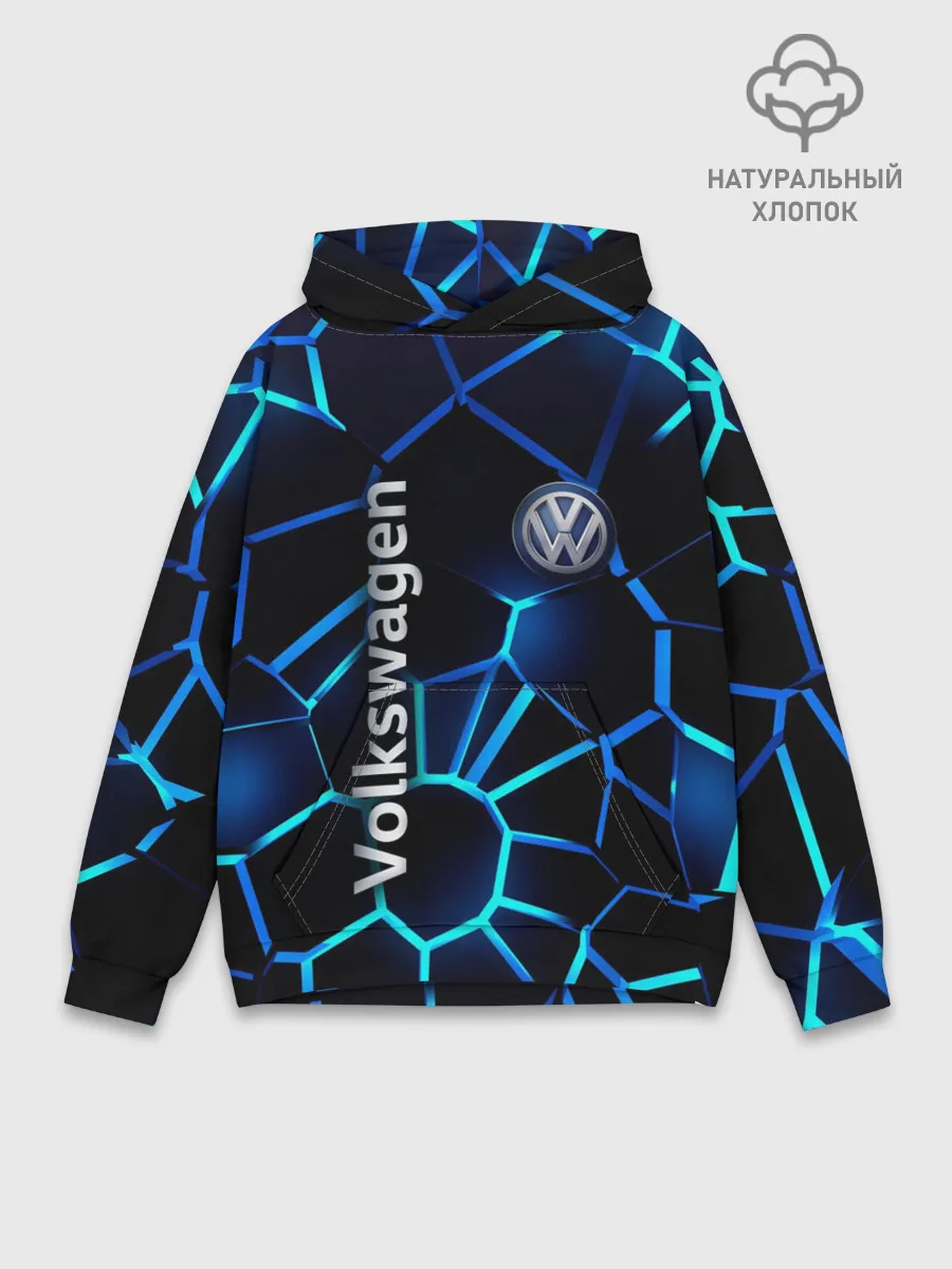 Худи мужской база хлопок / Фольксваген 3D плиты