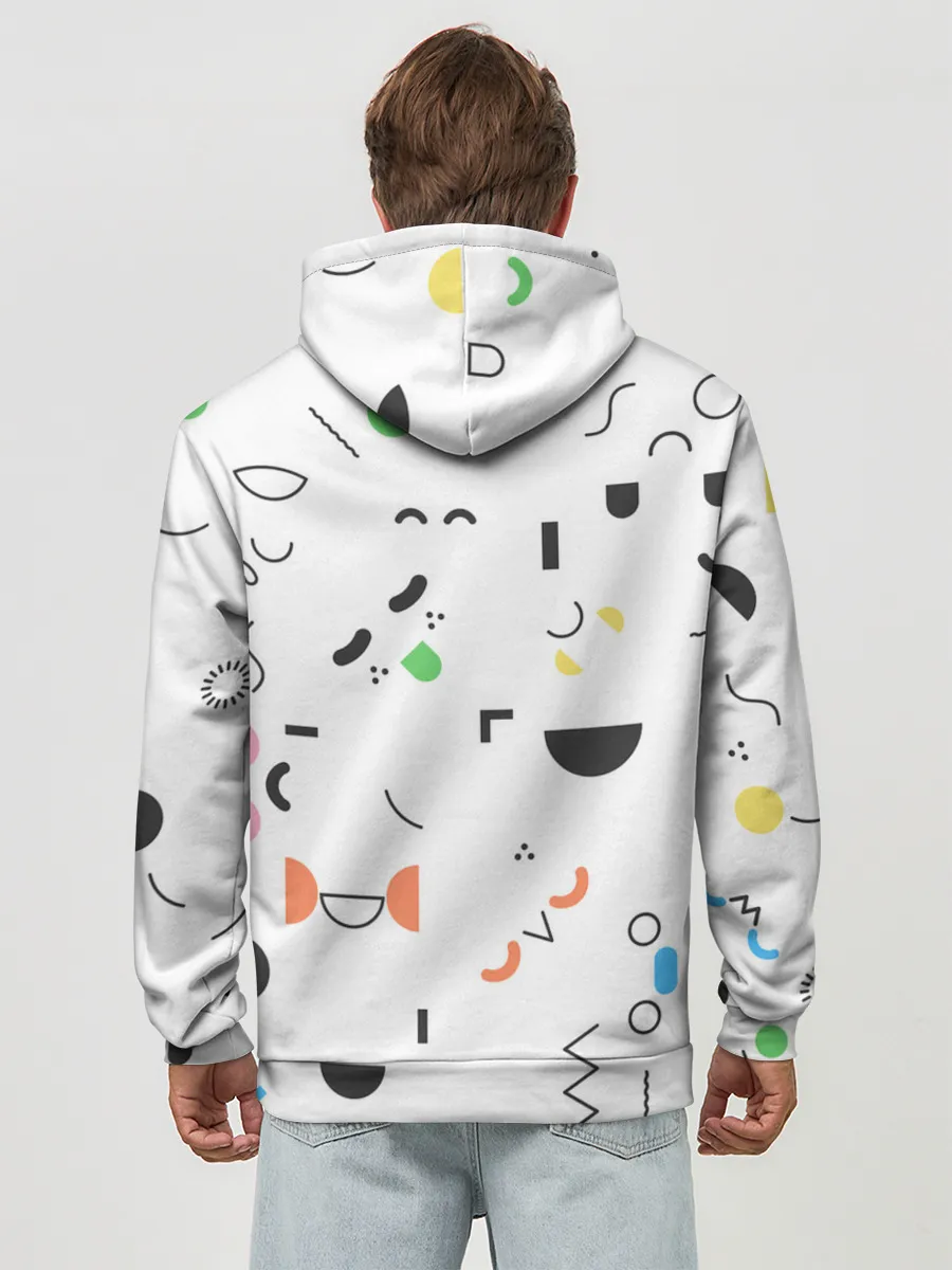 Худи мужской база хлопок / TOCA BOCA УЗОР ФОН