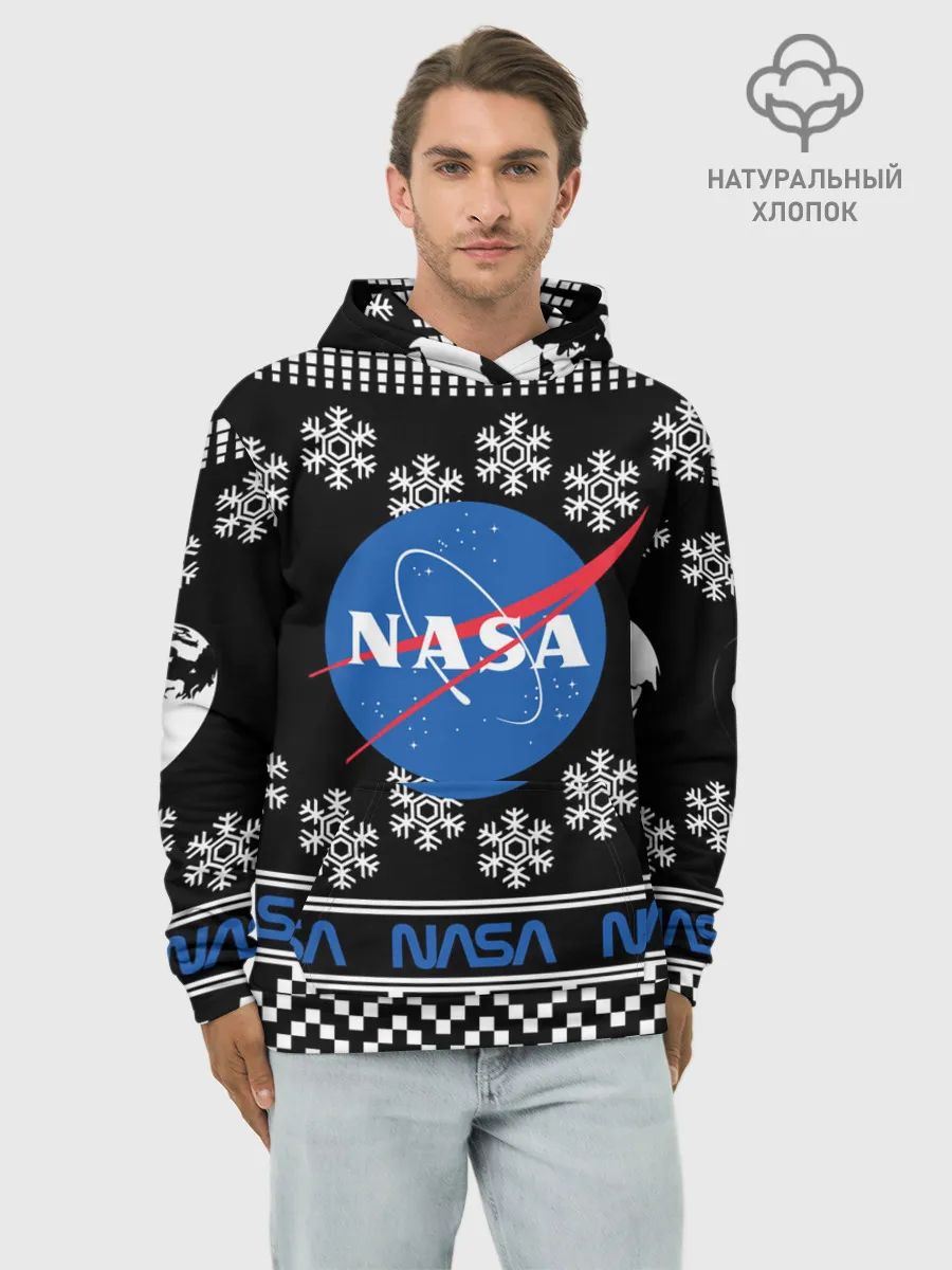 Худи мужской база хлопок / НАСА
