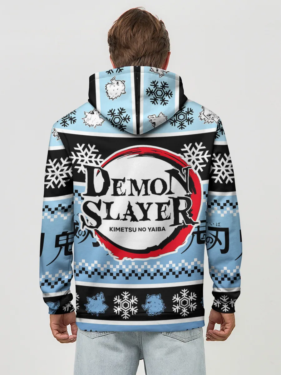 Худи мужской база хлопок / ИНОСКЕ ХАШИБИРА