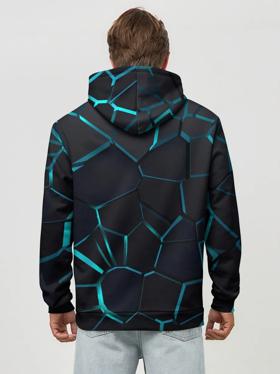 Худи мужской база хлопок / BMW | 3D плиты с подсветкой