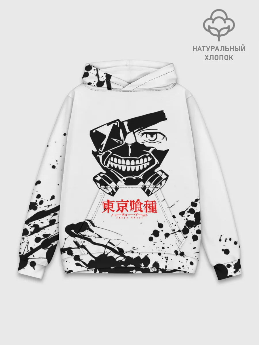 Худи мужской база хлопок / ТОКИЙСКИЙ ГУЛЬ