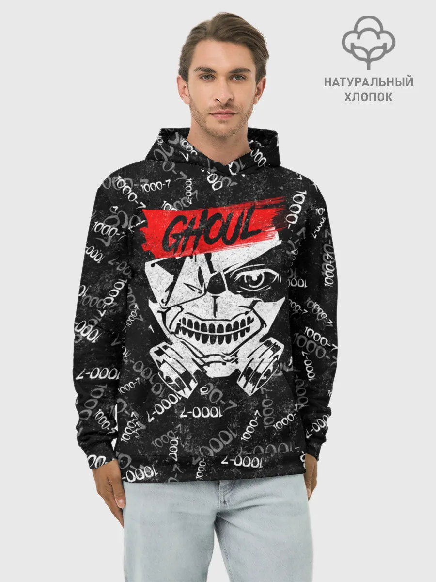 Худи мужской база хлопок / KANEKI GHOUL