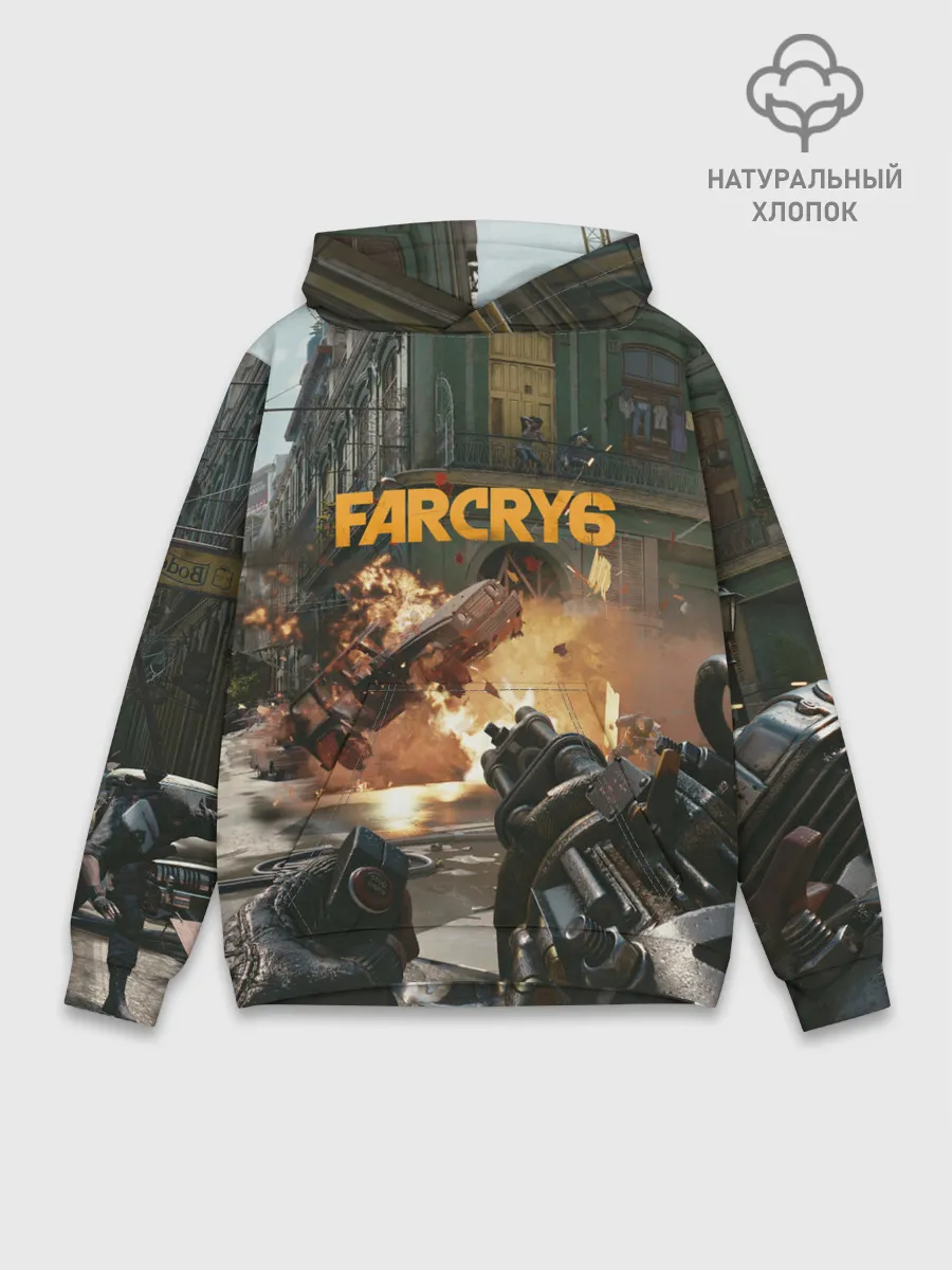 Худи мужской база хлопок / Far Cry 6 gameplay art