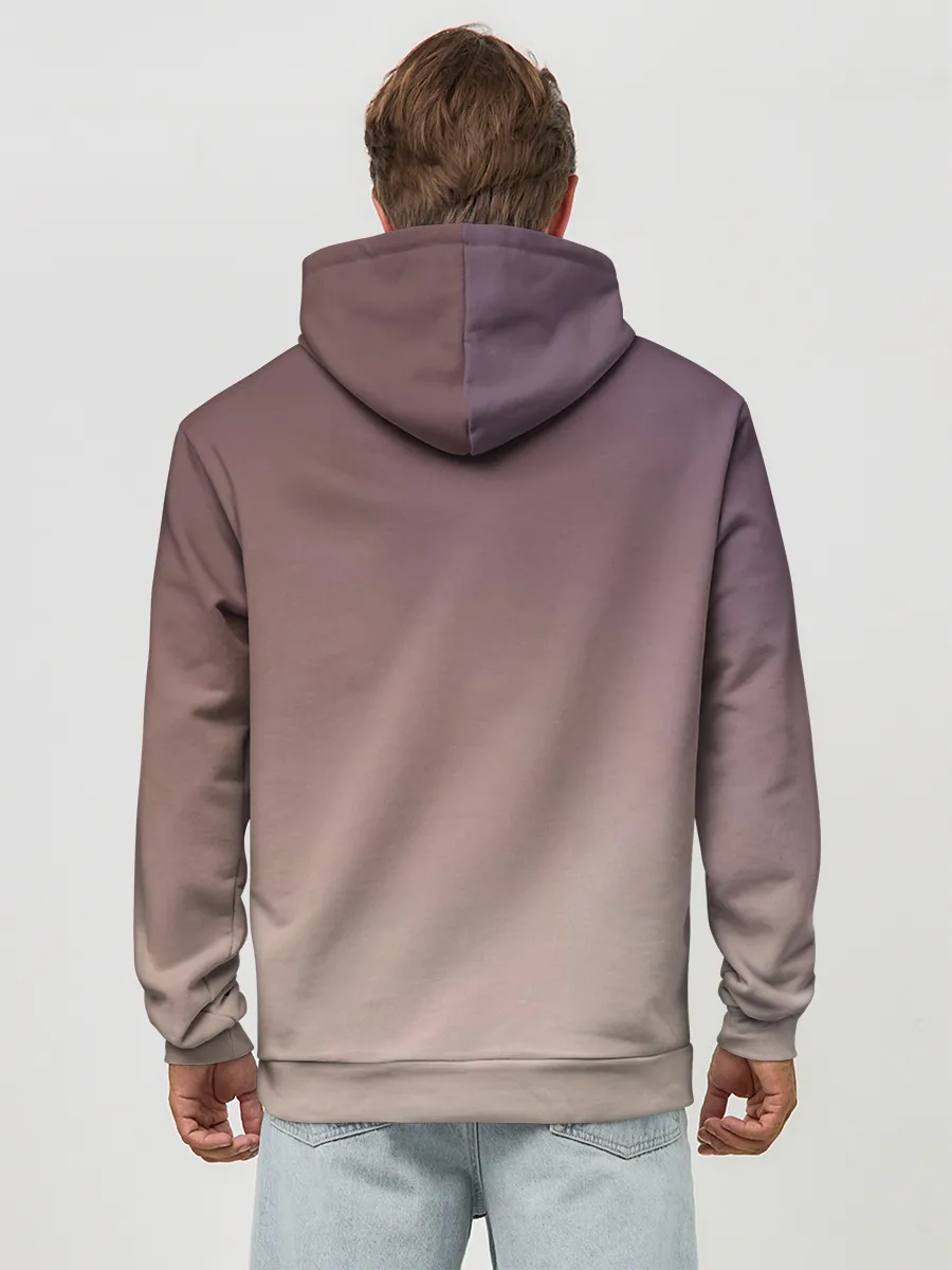 Худи мужской база хлопок / Потёкший Тревис