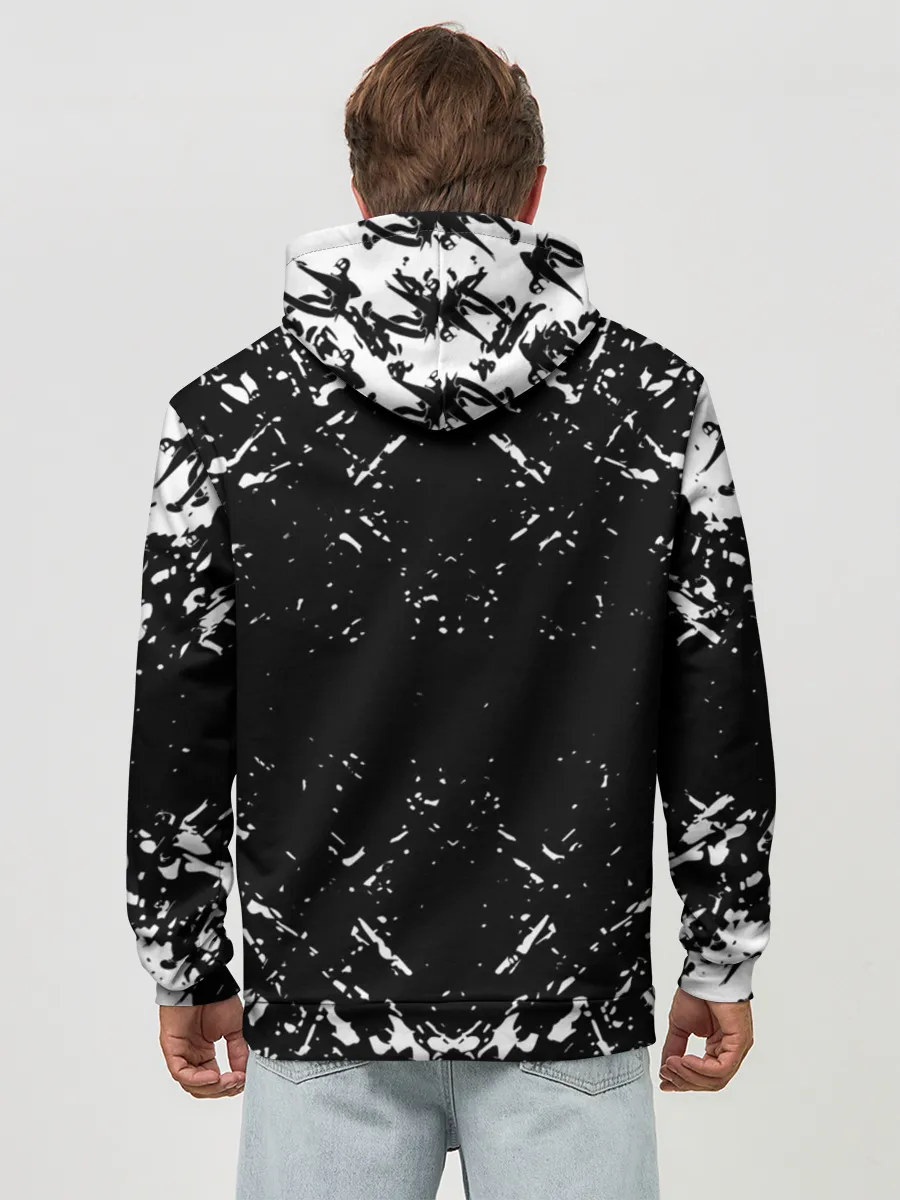 Худи мужской база хлопок / GHOSTEMANE BLACK FOREST.