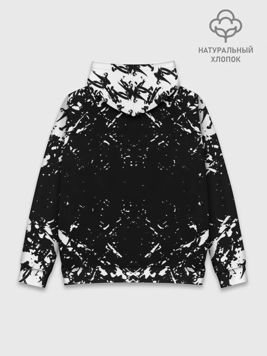 Худи мужской база хлопок / GHOSTEMANE BLACK FOREST.