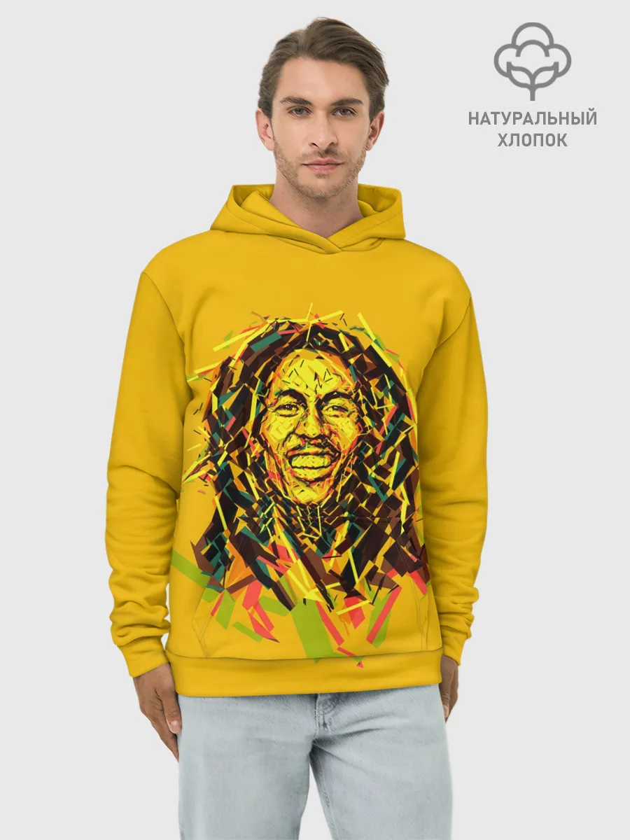 Худи мужской база хлопок / Радостный Боб