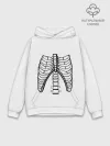 Худи мужской база хлопок / ребра скелета