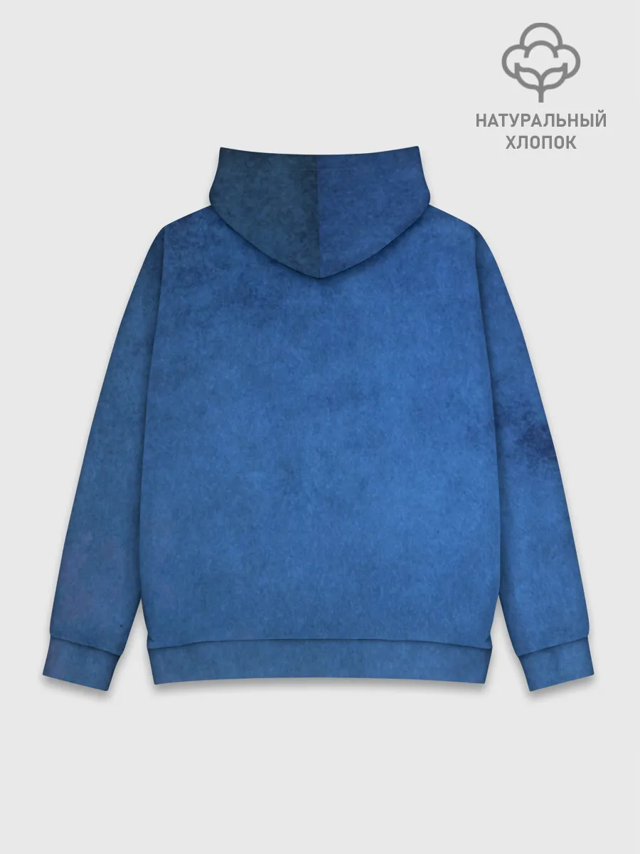 Худи мужской база хлопок / Логотип Mini.