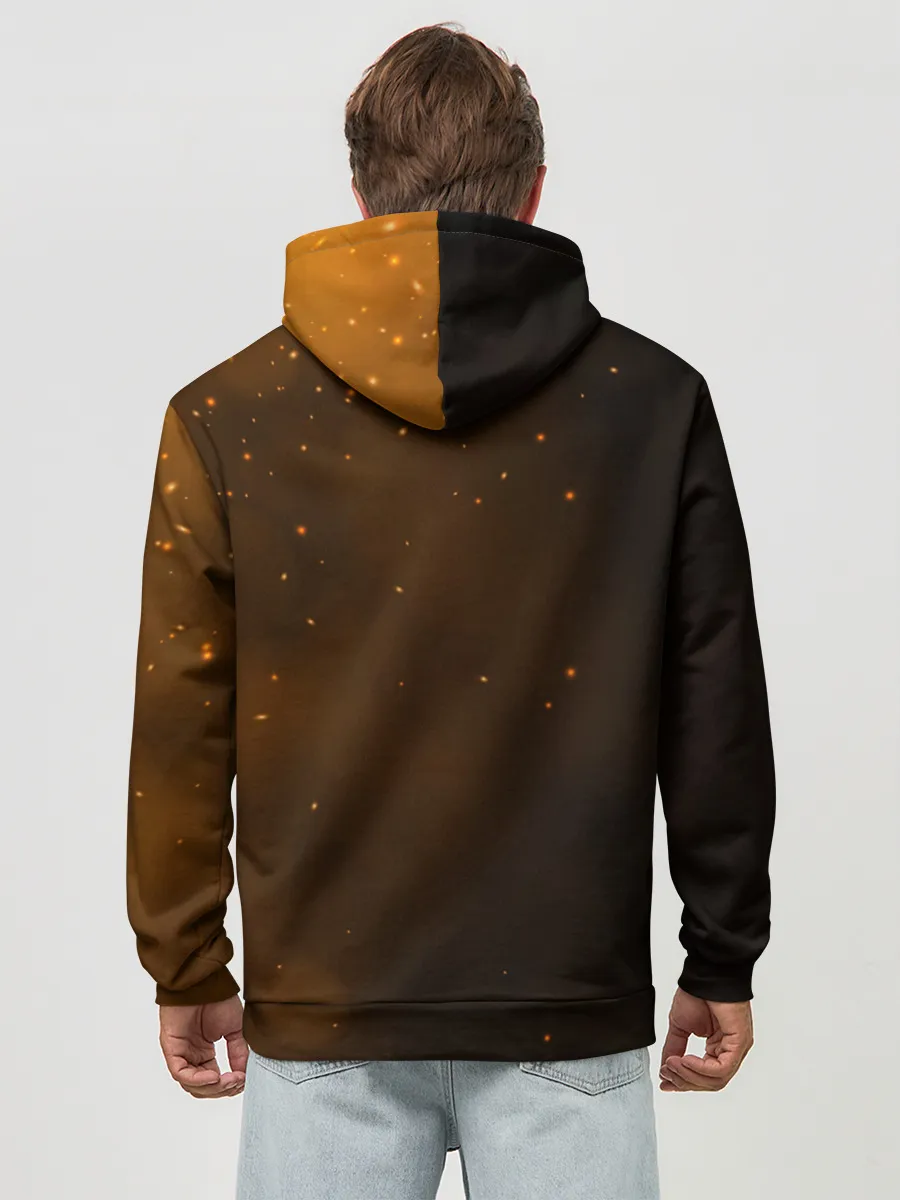 Худи мужской база хлопок / FIRE BATTLEFIELD LOGO | ЛОГО